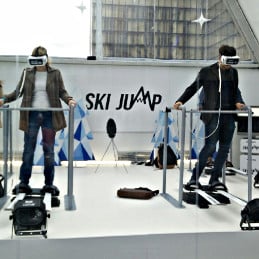 simulateur vr ski