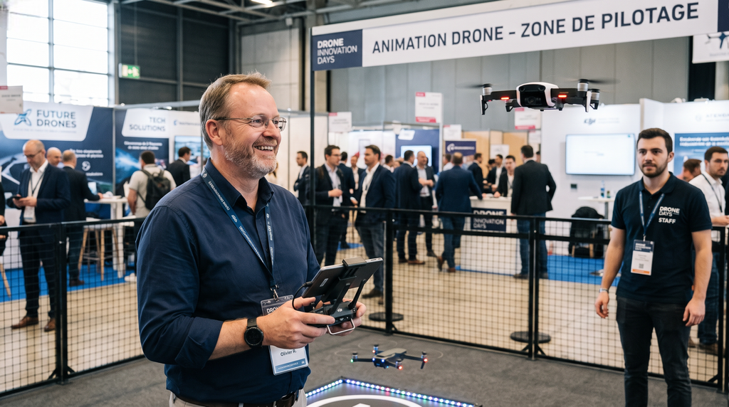 Le drone est un choix efficace pour une animation digitale.