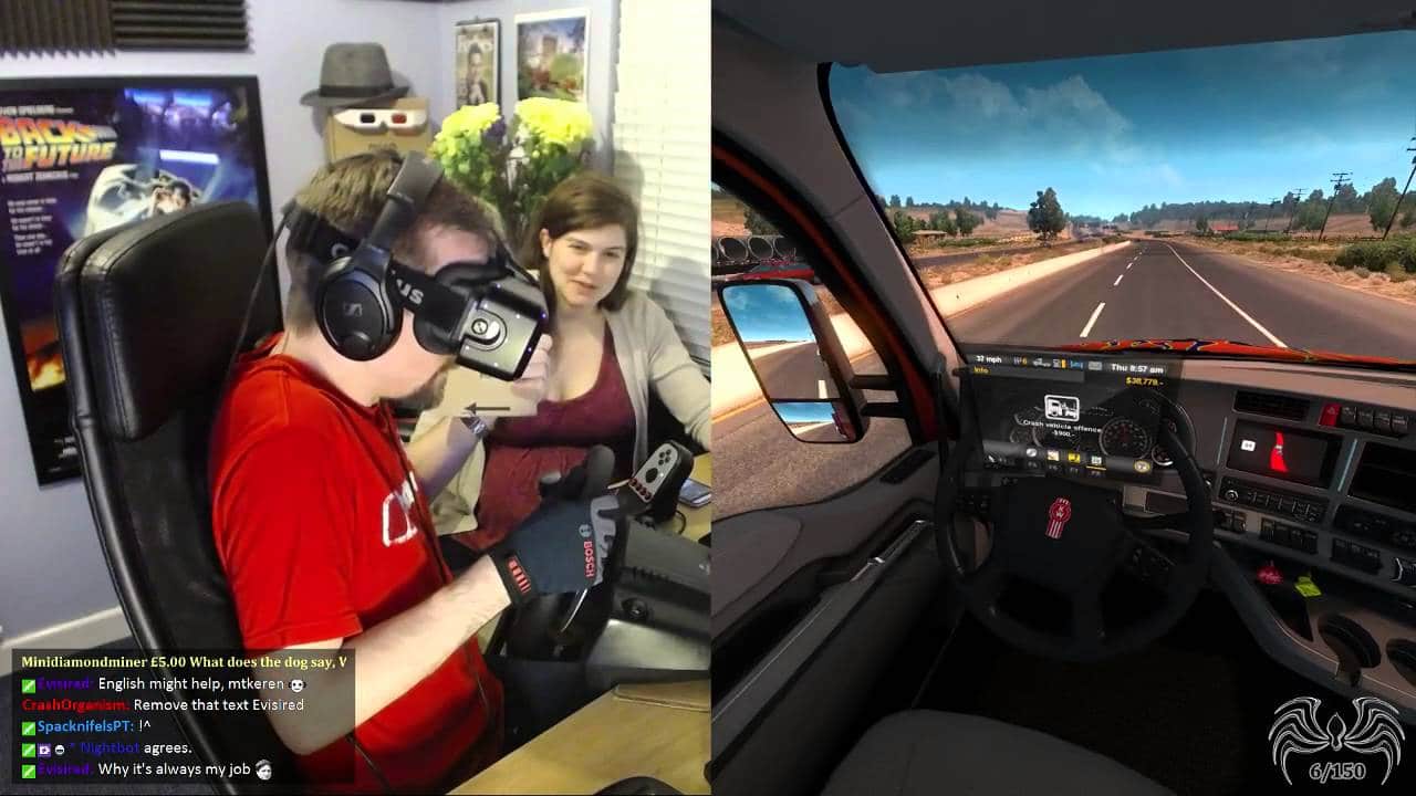 Le simulateur de camion VR pour former et amuser