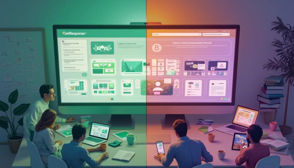 découvrez notre comparaison approfondie entre getresponse et podia, deux plateformes incontournables pour la création de cours en ligne. analysez les fonctionnalités, les avantages et les inconvénients de chaque option afin de choisir la solution qui répondra le mieux à vos besoins d'enseignement et de marketing.