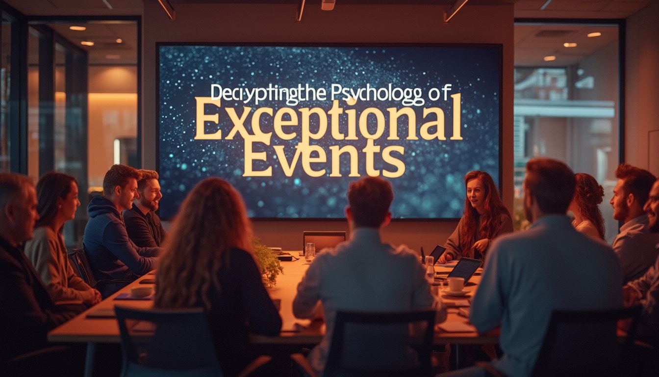 join our exclusive event footprints webinar and delve into the psychology of exceptional events. discover the keys to understanding and analyzing the emotions and behaviors of participants, in order to improve your future event experiences. sign up now!