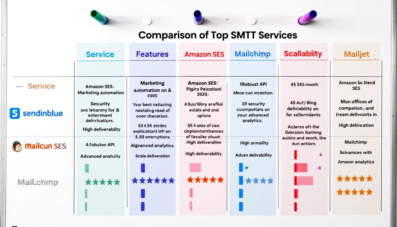 découvrez notre sélection des meilleurs services smtp en 2025 pour garantir une livraison fiable de vos emails. optimisez vos envois et améliorez votre communication avec des solutions performantes et adaptées à vos besoins.