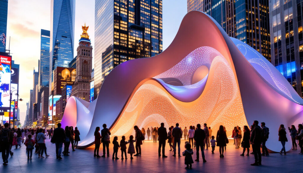 découvrez comment l'innovation de giant itab alimente une installation impressionnante à new york pour la fondation archewell et m&c saatchi, alliant technologie et créativité au service d'une noble cause.
