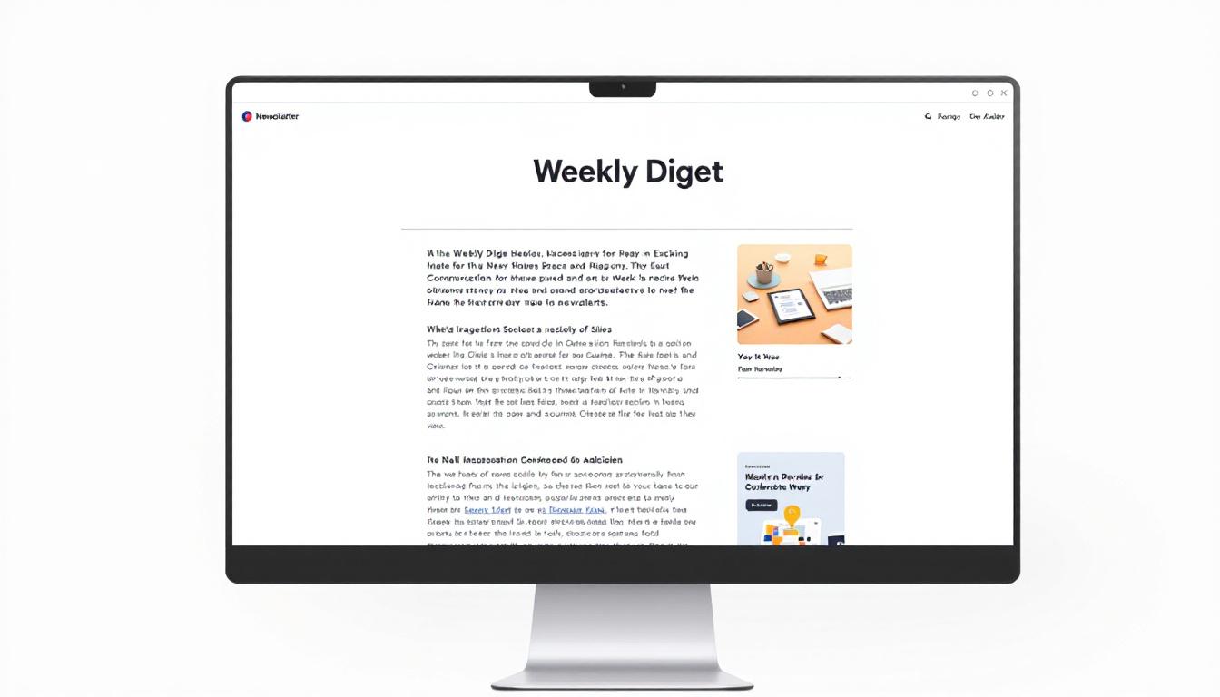 Créer une newsletter lucrative en 2025