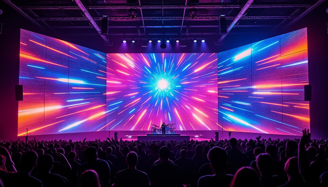 découvrez comment un mur lumineux en led sublime la scène pour le groupe oasis, offrant un spectacle visuel spectaculaire et une atmosphère immersive à chaque concert.