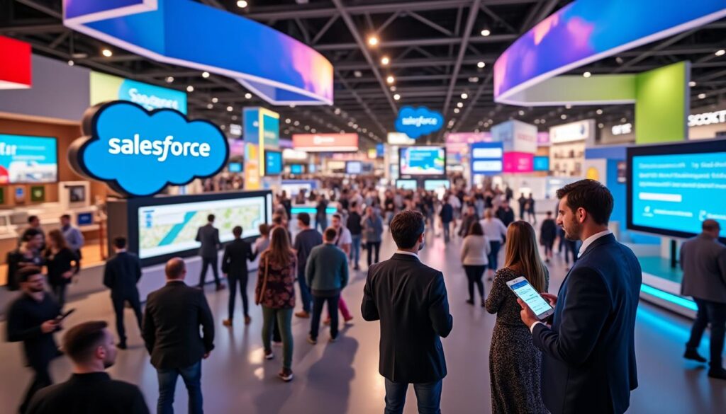 découvrez comment dreamforce de salesforce transforme l’expérience événementielle grâce à une application mobile innovante développée par eventbase et pointr maps, offrant une navigation intelligente et interactive pour les participants.