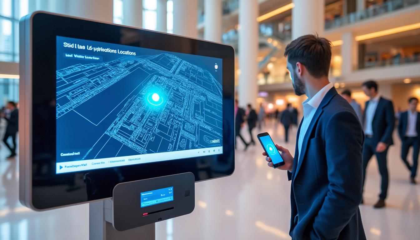 découvrez comment pointr a optimisé la navigation avec la technologie de point bleu au nrf 2026 au javits center, assurant une expérience fluide et précise pour tous les visiteurs.