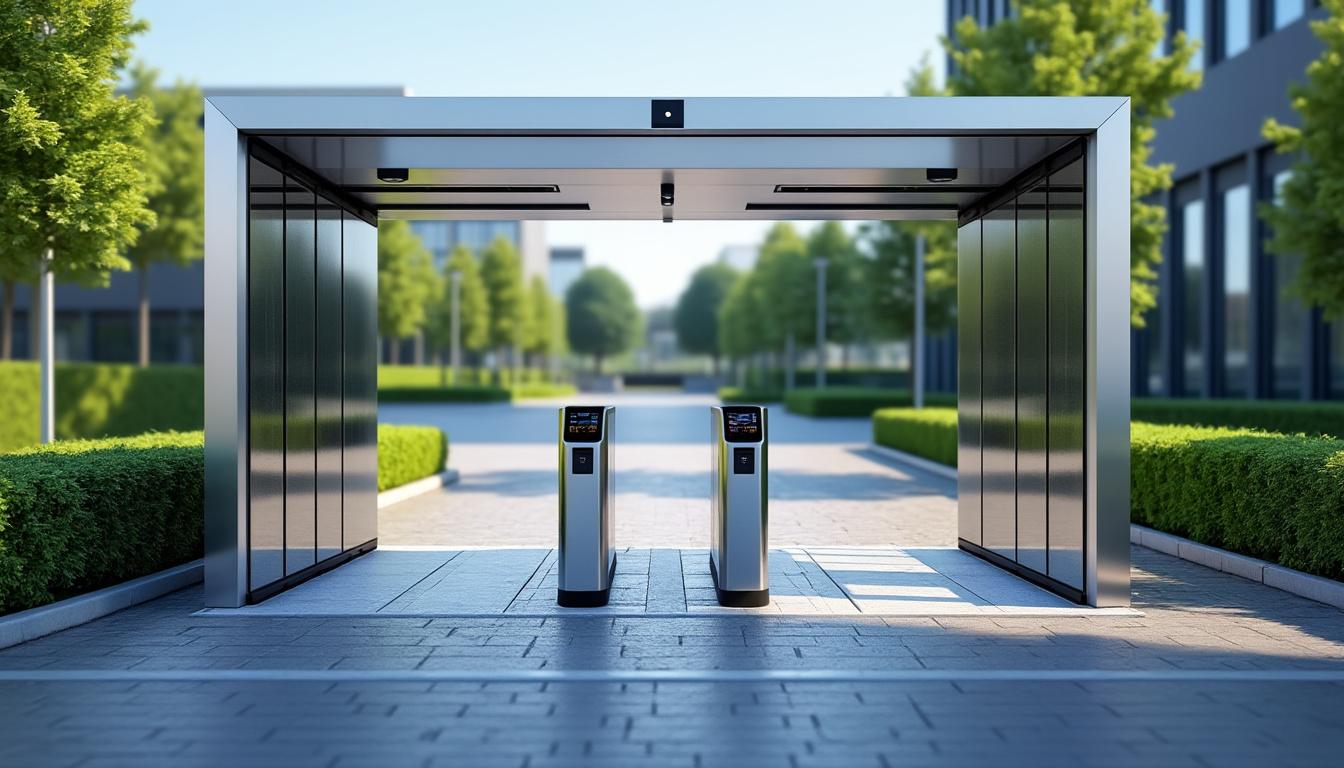 découvrez la nouvelle borne d'accès intelligente présentée par dutch barrier services, alliant innovation et sécurité pour un contrôle d'accès optimal.