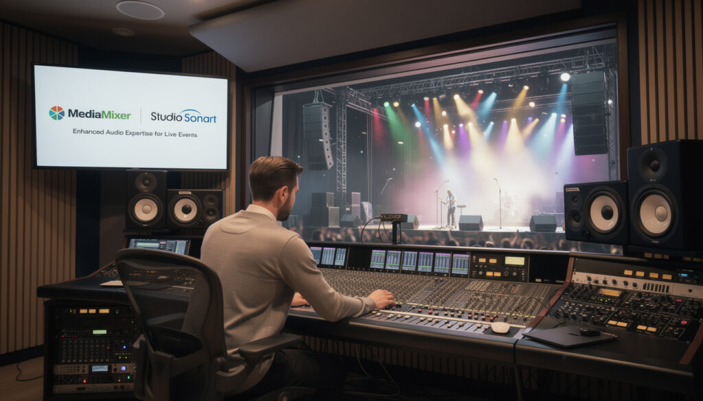 l'acquisition de studio sonart par mediamixer renforce son expertise audio, offrant des solutions innovantes et de haute qualité pour l'événementiel.