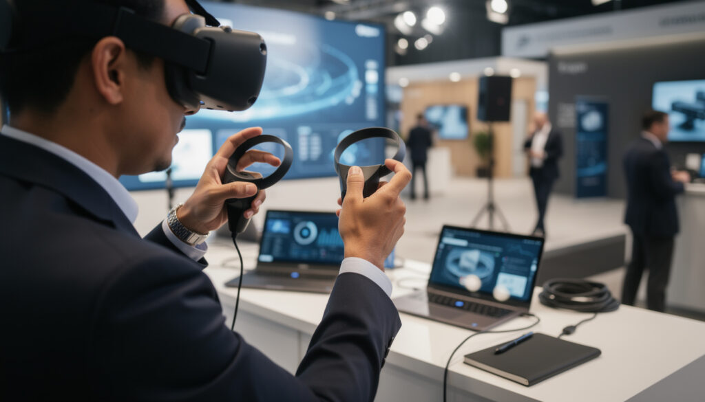 découvrez ce que les visiteurs retiennent réellement après une animation de réalité virtuelle lors d'un événement b2b et comment maximiser l'impact de vos présentations.