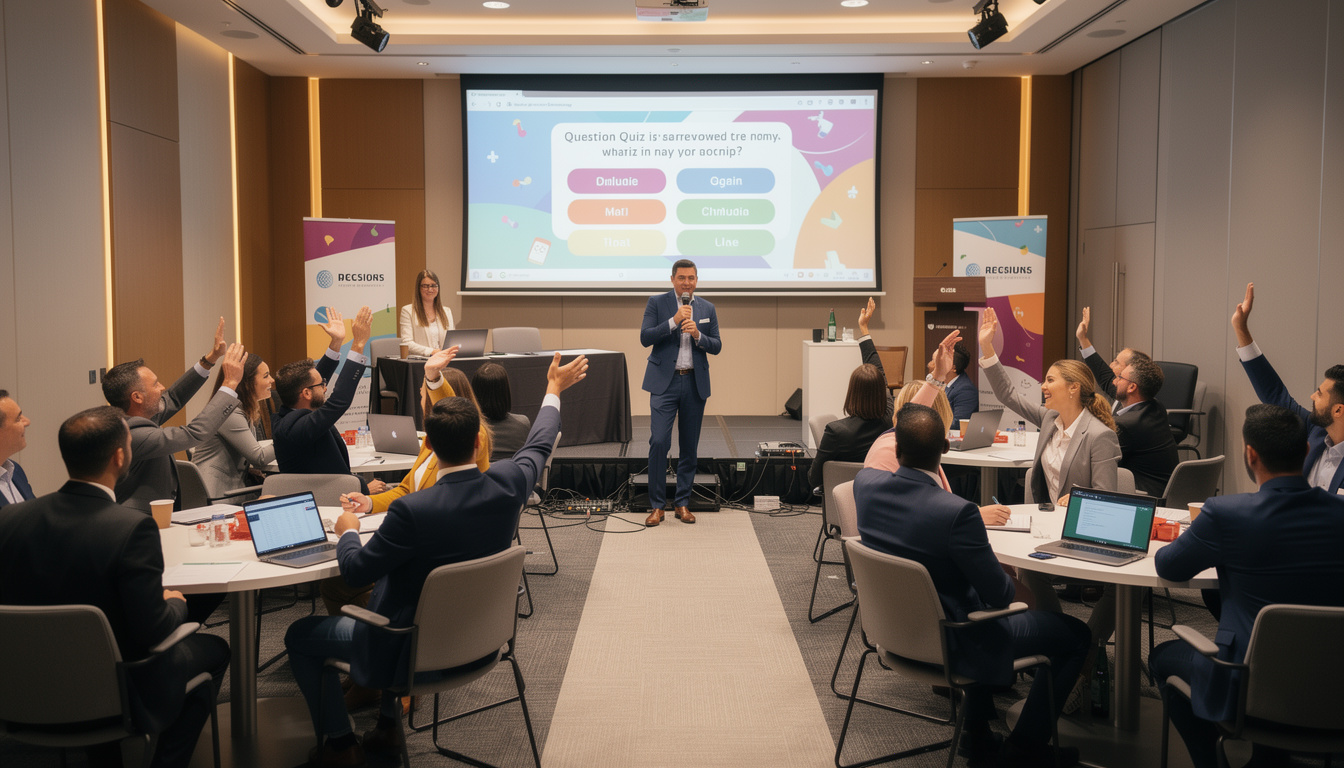 découvrez les formats d'animation quiz qui dynamisent vos événements d'entreprise et favorisent l'engagement de vos participants pour des moments mémorables.