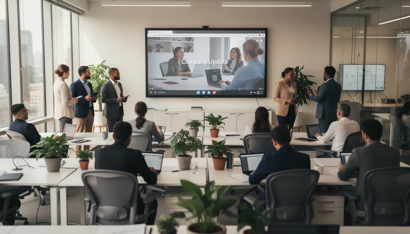 découvrez comment les entreprises intègrent la vidéo pour optimiser leur communication, renforcer leur message et engager efficacement leur audience.