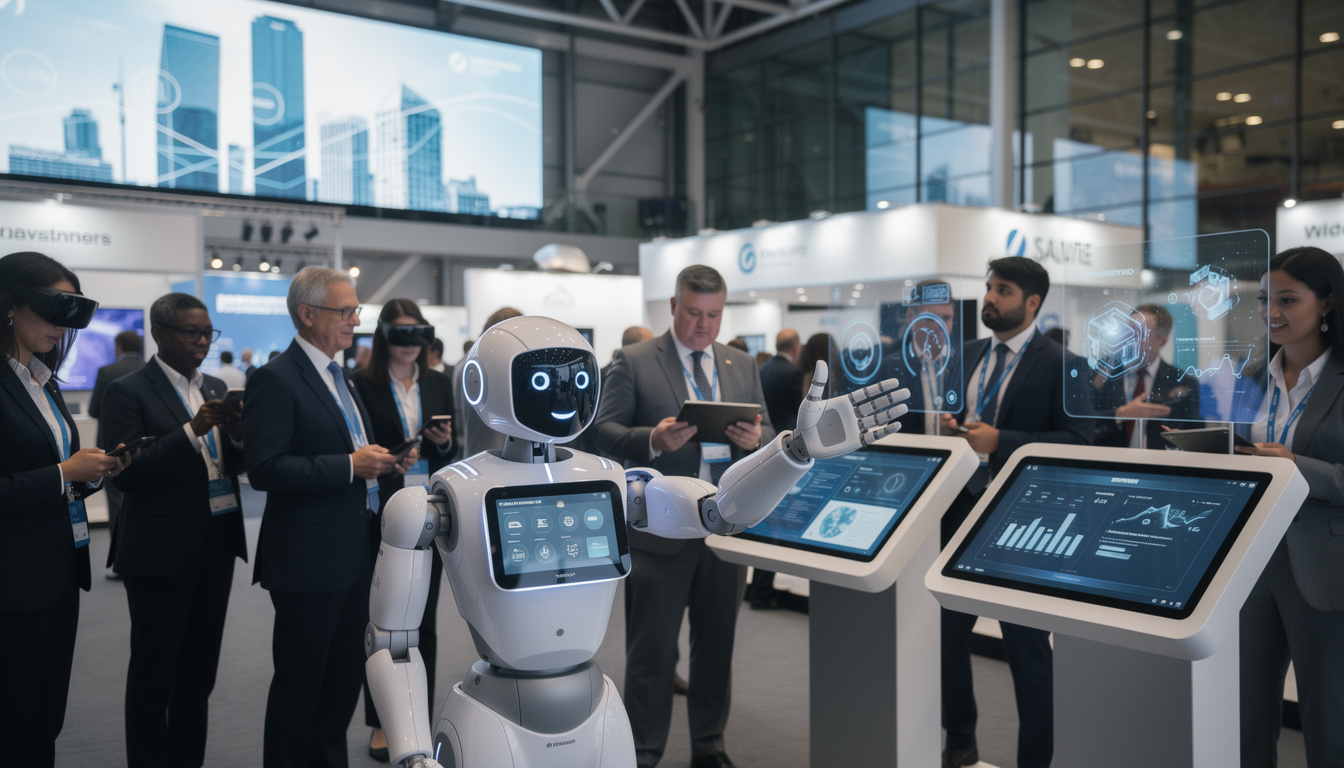 découvrez comment intégrer un robot d’accueil dans votre événement d’entreprise pour améliorer l’accueil des participants et dynamiser l’expérience.