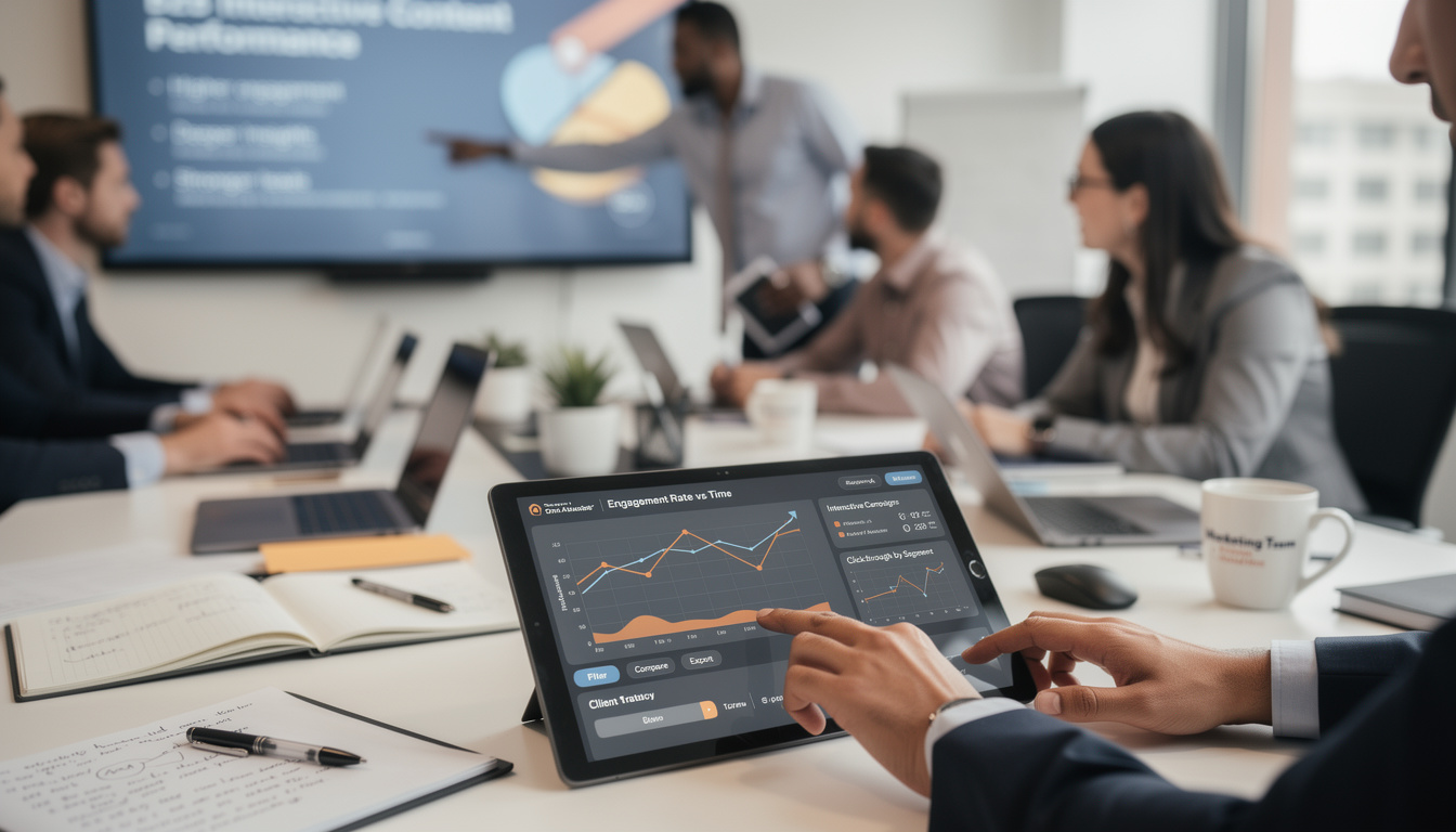 découvrez pourquoi les contenus interactifs augmentent l'engagement en b2b en captant l'attention, favorisant l'interaction et améliorant la mémorisation des messages clés.