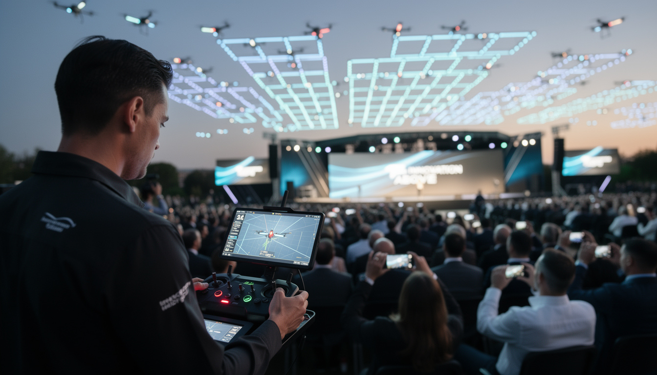 découvrez comment les drones révolutionnent l'événementiel moderne en offrant des perspectives aériennes inédites, améliorant la couverture médiatique et créant des expériences immersives pour les participants.