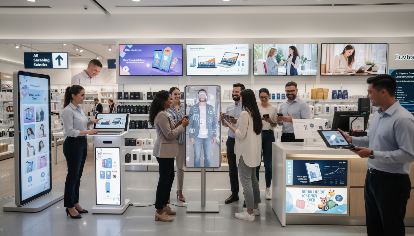 10 idées d’animations commerciales technologiques pour faire le buzz en magasin