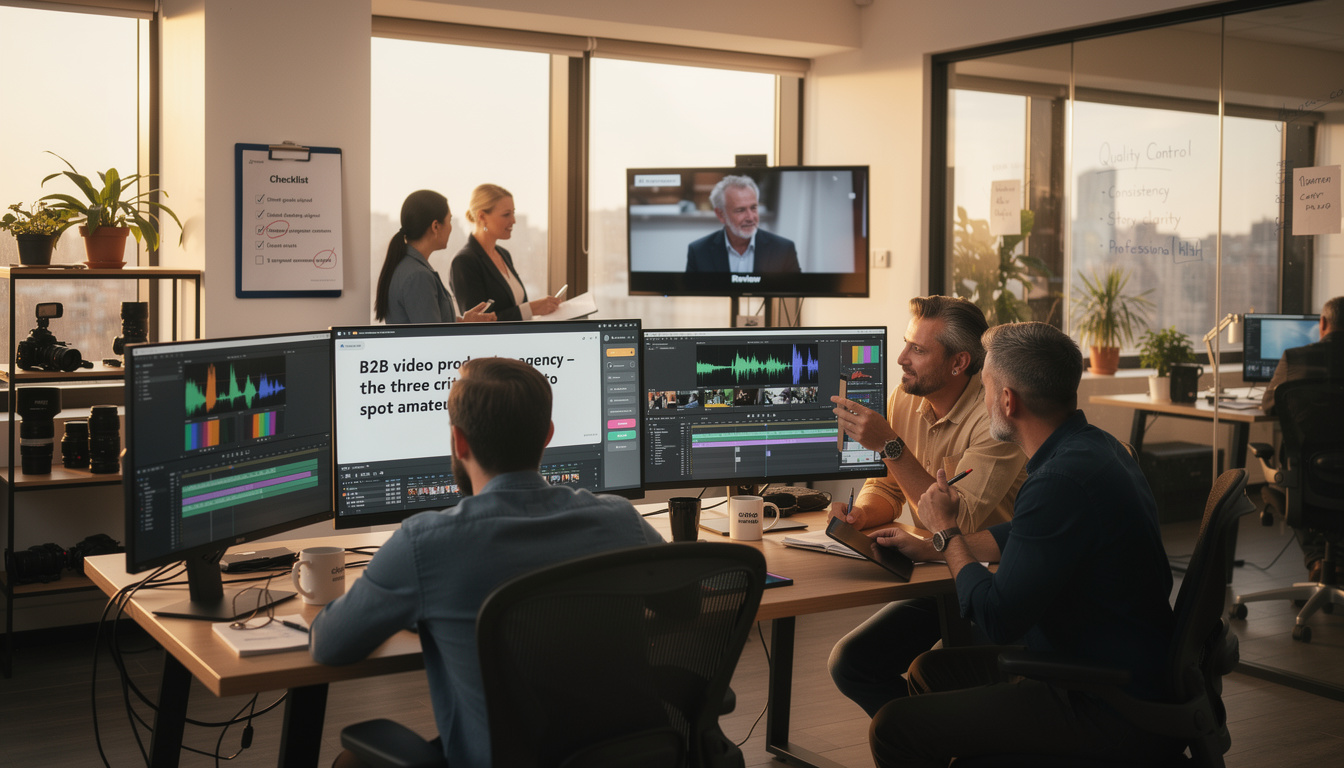 découvrez les 3 critères essentiels pour identifier une agence de production vidéo b2b professionnelle et éviter les amateurs. assurez la qualité de vos projets vidéo avec nos conseils experts.