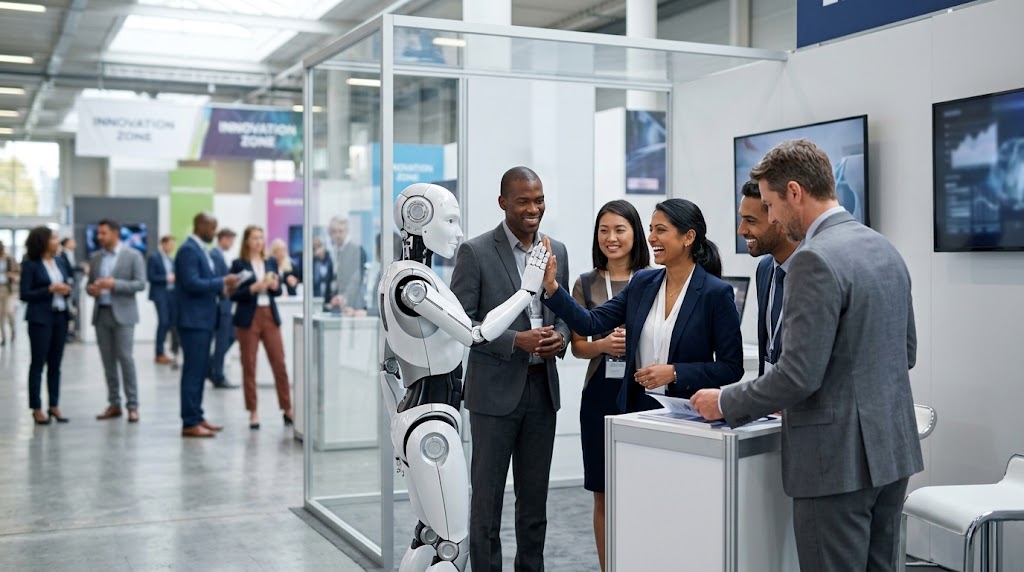La location de robot événementiel pour marquer les esprits lors d’un salon
