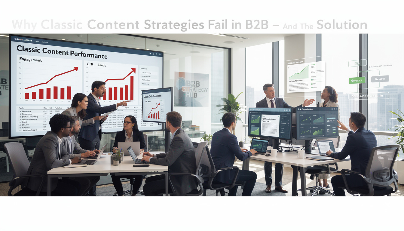 Pourquoi les stratégies de contenu classiques échouent en B2B – Et la solution