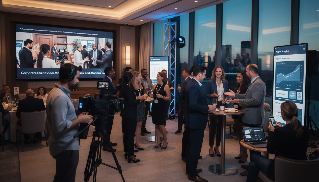 Vidéo de soirée d’entreprise – Comment obtenir un rendu dynamique et moderne ?