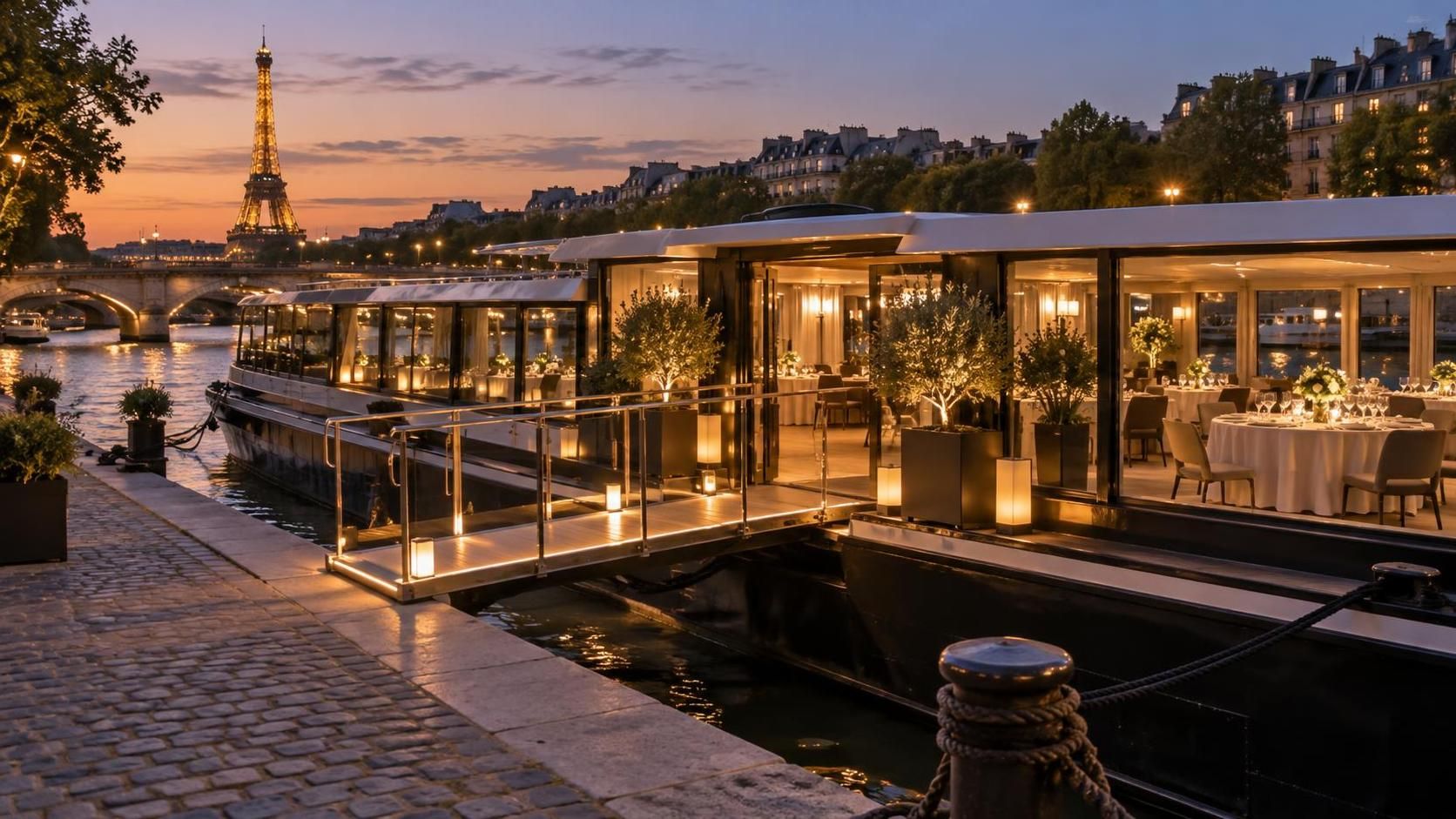 organisez une soirée d’entreprise inoubliable sur une péniche à paris : profitez d’un cadre unique sur la seine pour faire de votre événement un succès.